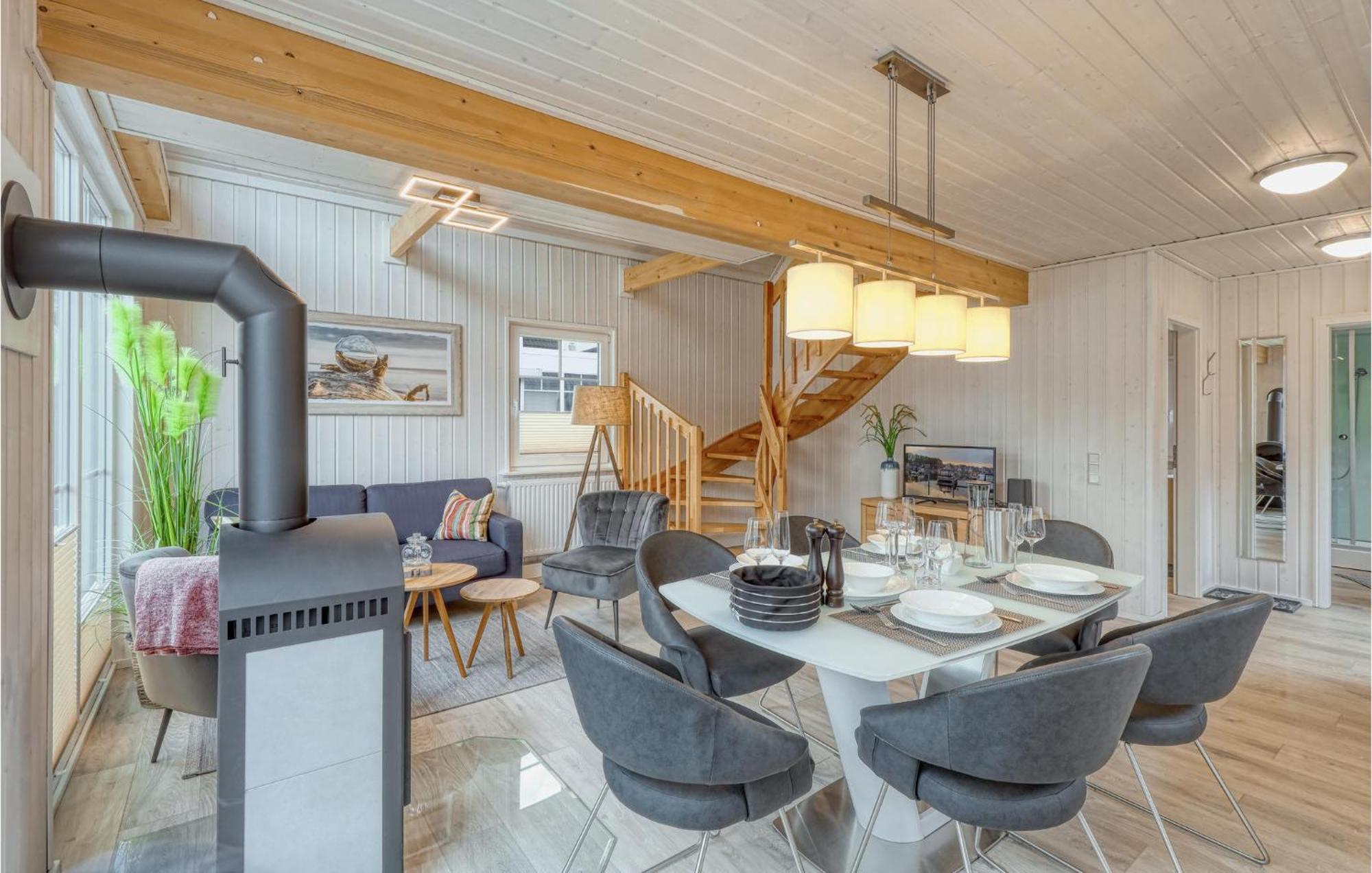 Gorgeous Home In Zerpenschleuse With Sauna Екстериор снимка